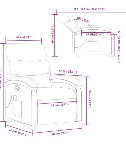 Hot Massagestoel verstelbaar stof donkergroen Zetels