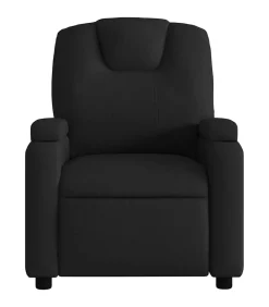 Online Massagestoel verstelbaar stof zwart Zetels