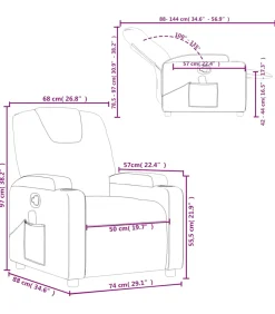 Online Massagestoel verstelbaar stof zwart Zetels