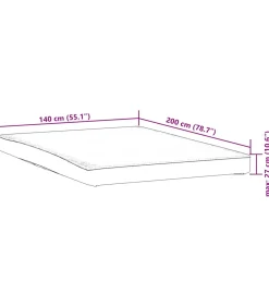 Outlet Matrasbeschermer waterdicht 140x200 cm wit Matrasbeschermer