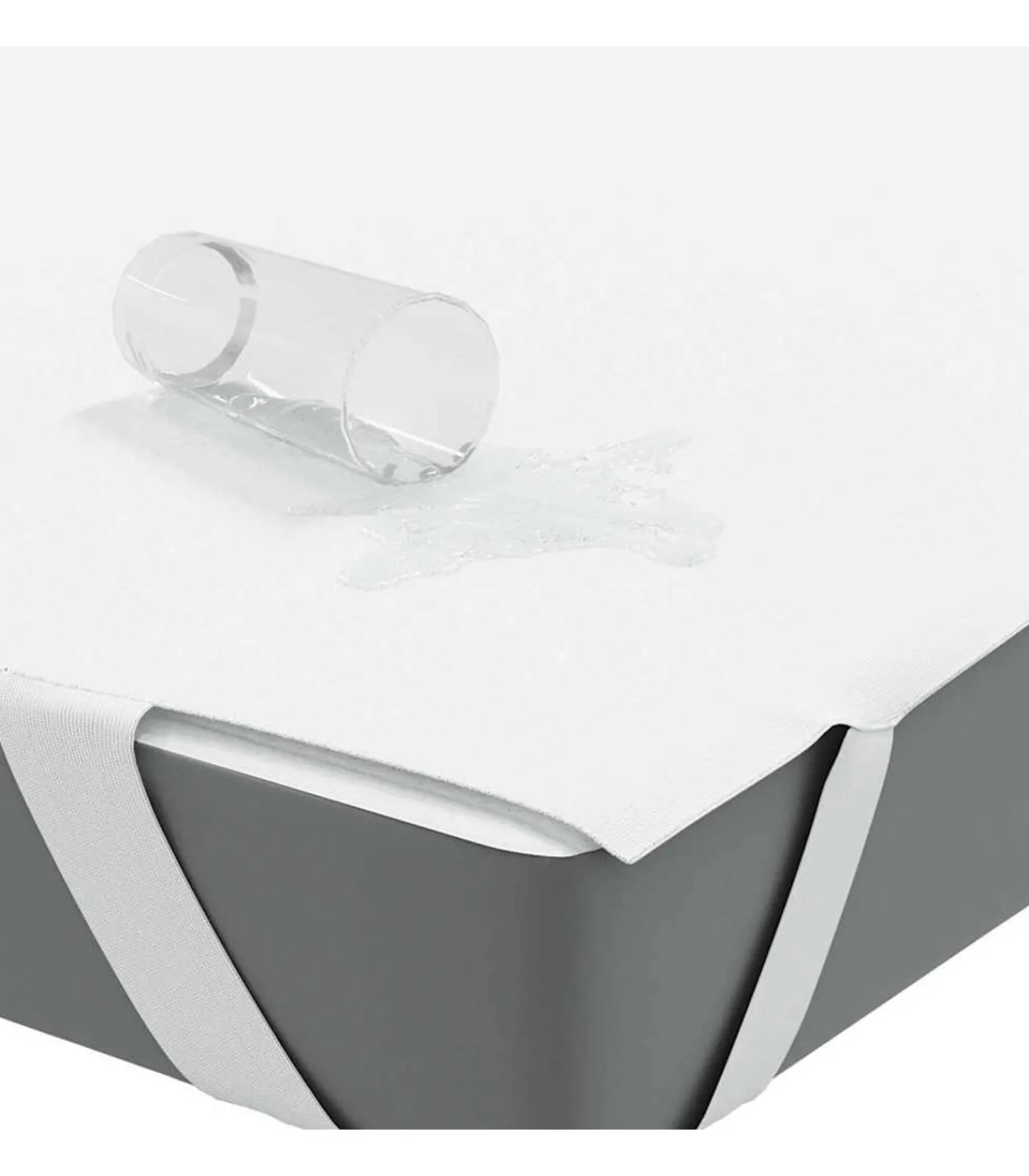 Outlet Matrasbeschermer waterdicht 80x200 cm wit Matrasbeschermer