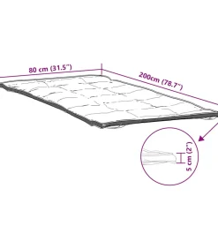 Online Matrasbeschermer 80x200 cm wit Matrasbeschermer