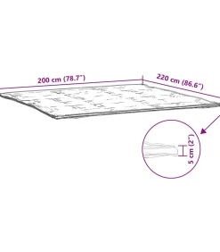 Outlet Matrasbeschermer 200x220 cm wit Matrasbeschermer
