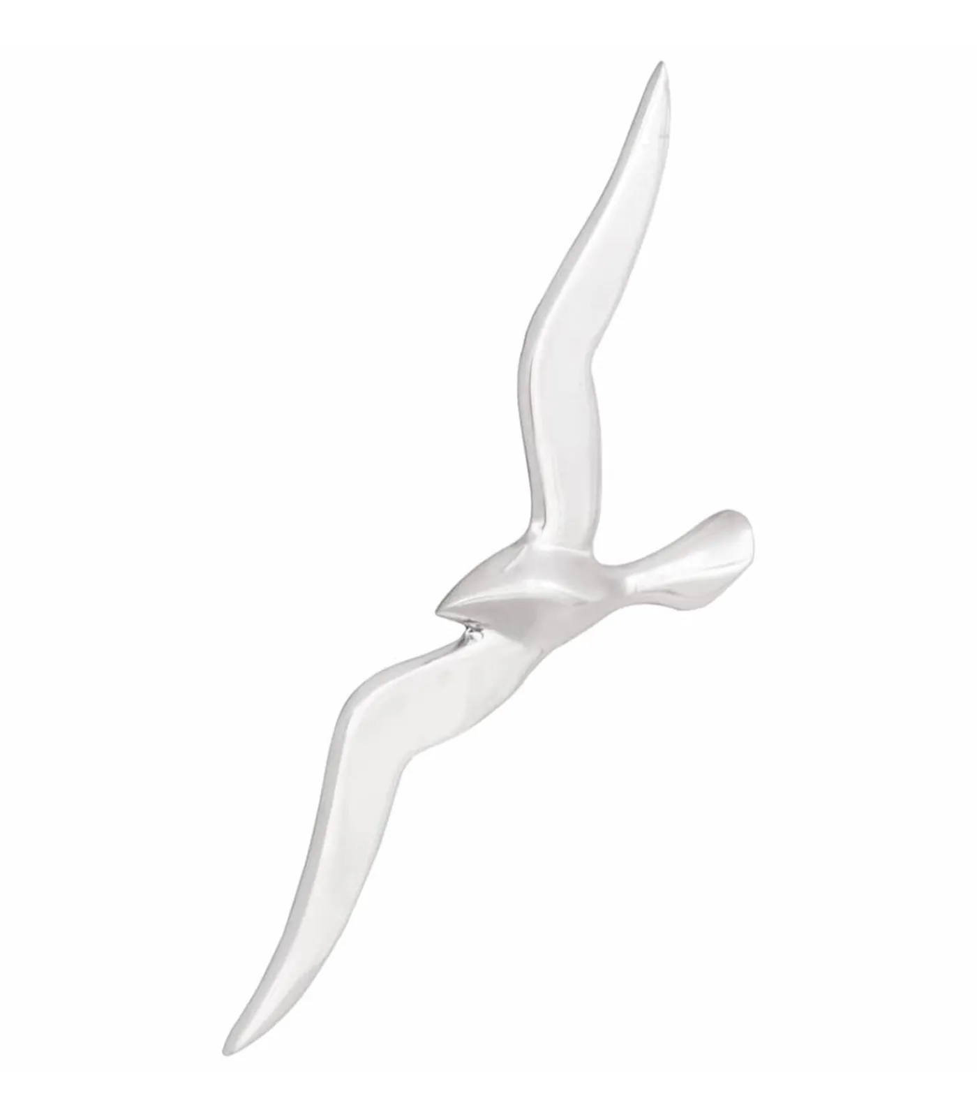 Meeuw 2 pcs Zilver Aluminium Decoratie