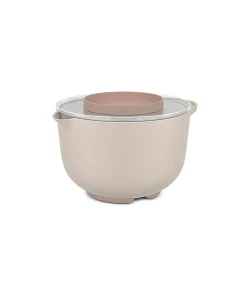 Sale beslagkom keukenhulp 3000ml met spatdeksel - chalk - antislip Bakken