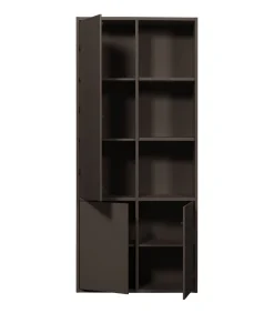 Discount Merel opbergkast - Grenen - Middenbruin - 100x200x44 Meubels