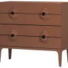 New Merge Ladekast/Commode - Hout - Oud Roze - 89x110x44 Meubels