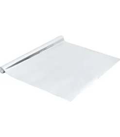 Meubelfolie zelfklevend 500x90 cm PVC hoogglans zilverkleurig Decoratie