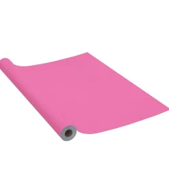 Discount Meubelfolie zelfklevend 500x90 cm PVC hoogglans roze Decoratie
