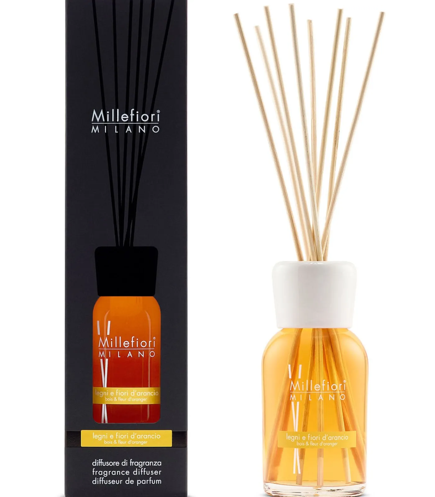 Best Milano Reed Diffuser Legni e Fiori D'arancio 250 ml Huisparfums