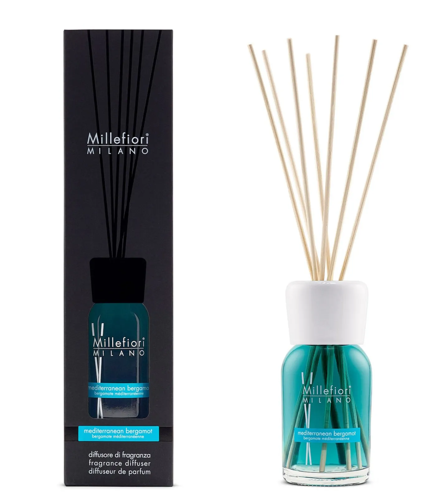 Milano Reed Diffuser Mediterranean Bergamot 100ml Huisparfums