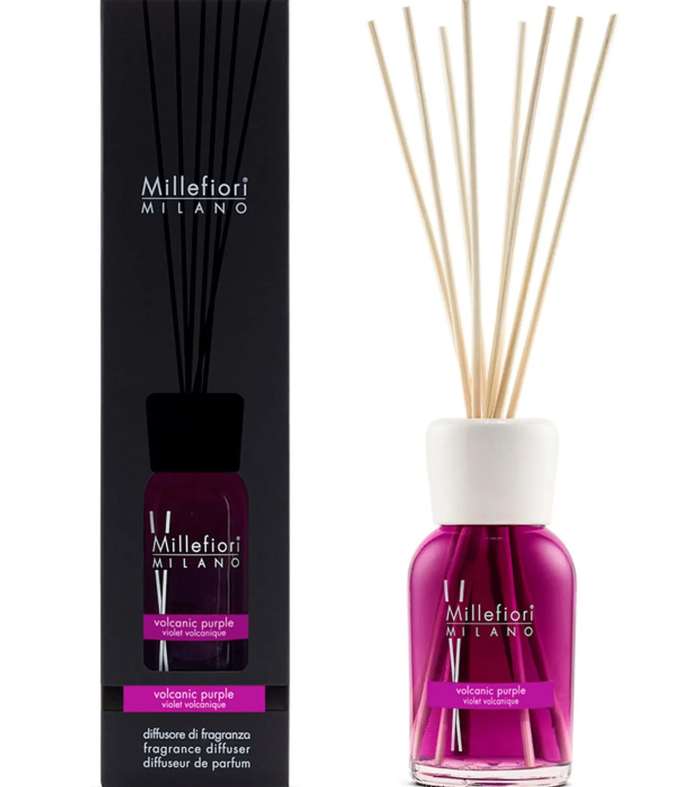 Clearance Milano Reed Diffuser Volcanic Purple 250 ml Huisparfums