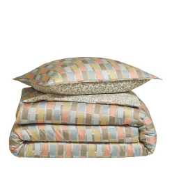 Sale MIX AND MATCH Celadon - Kussensloop Satijn katoen Kussenslopen