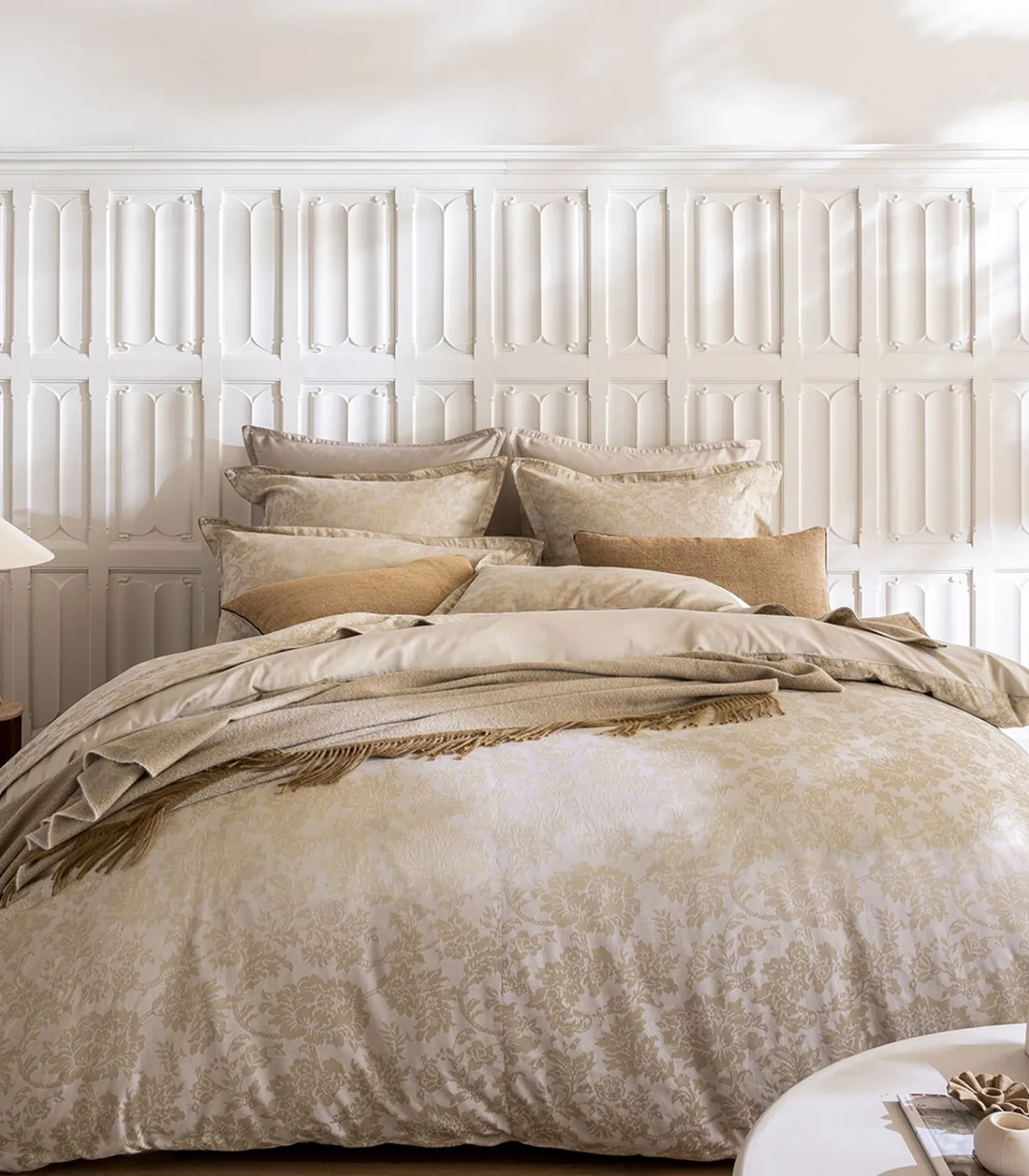 Hot Mémoire - Laken in katoenen jacquard Lakens