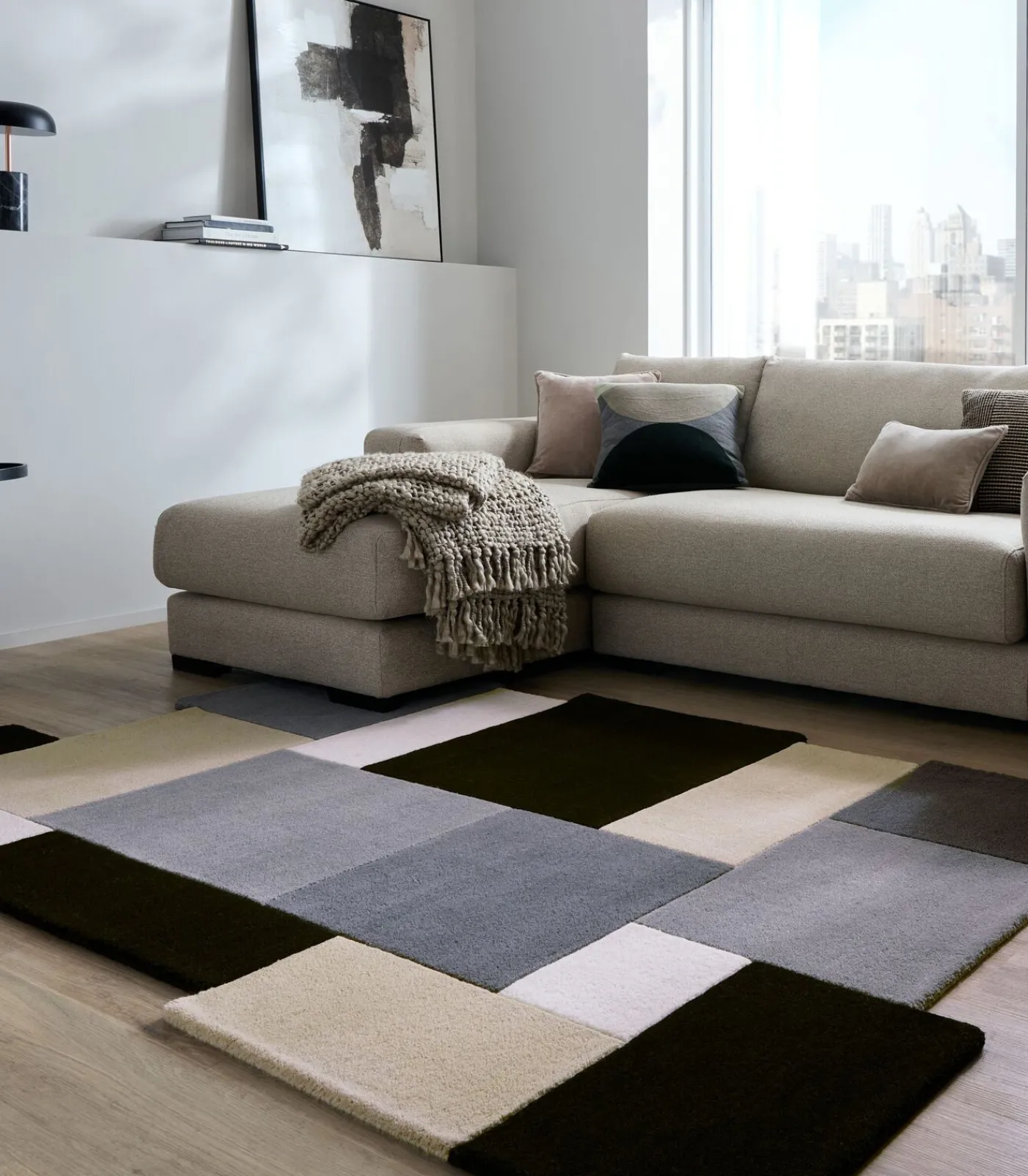 Sale Modern en design puur wollen tapijt ARTY Tapijten