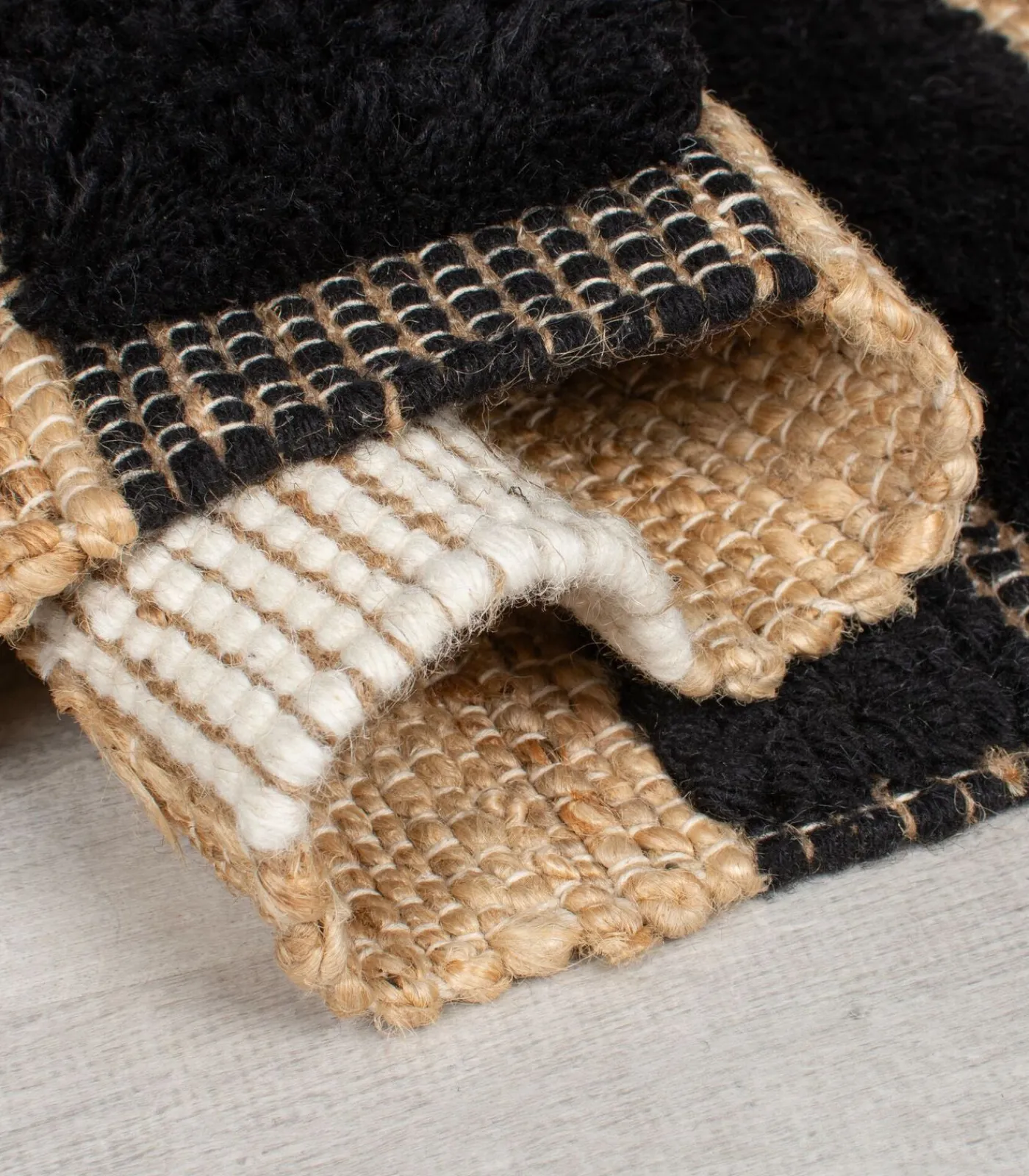 Modern jute tapijt CASBAH Tapijten