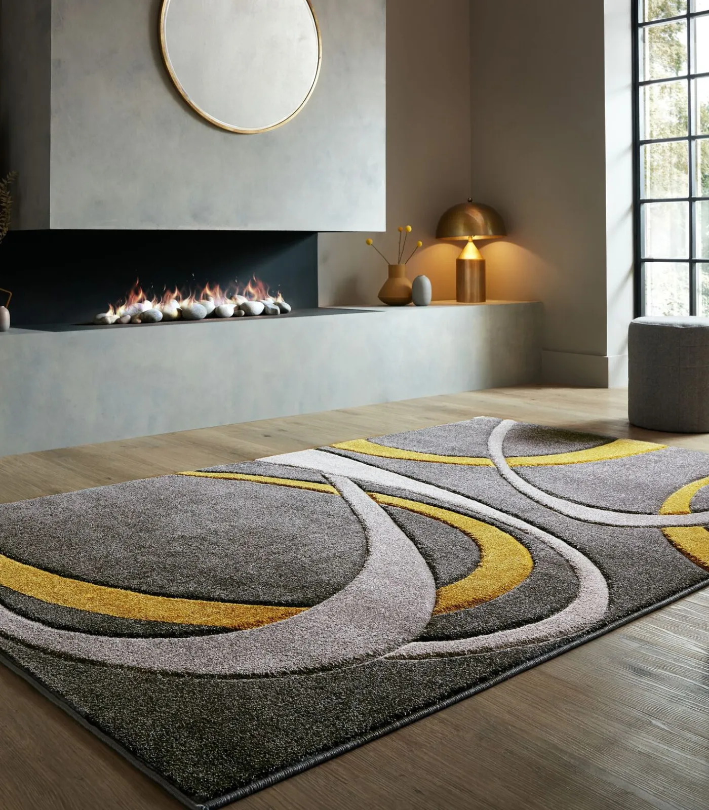 Hot Modern platgeweven tapijt RING Tapijten