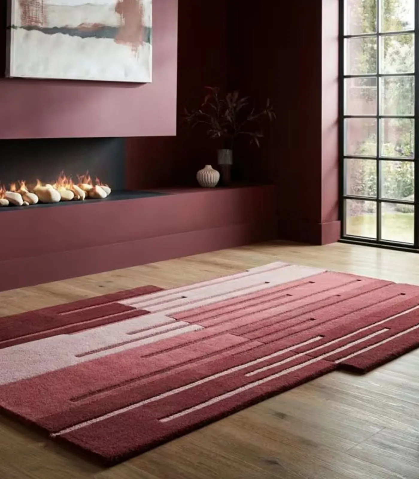 Online Modern puur wollen tapijt CHOPPY Tapijten