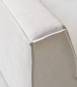 Best Modulaire loungestoel Dario in beige stof Zetels