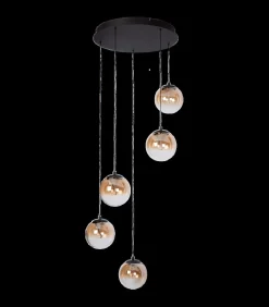 Best Monza 5 - Hanglamp - Zwart Hanglampen