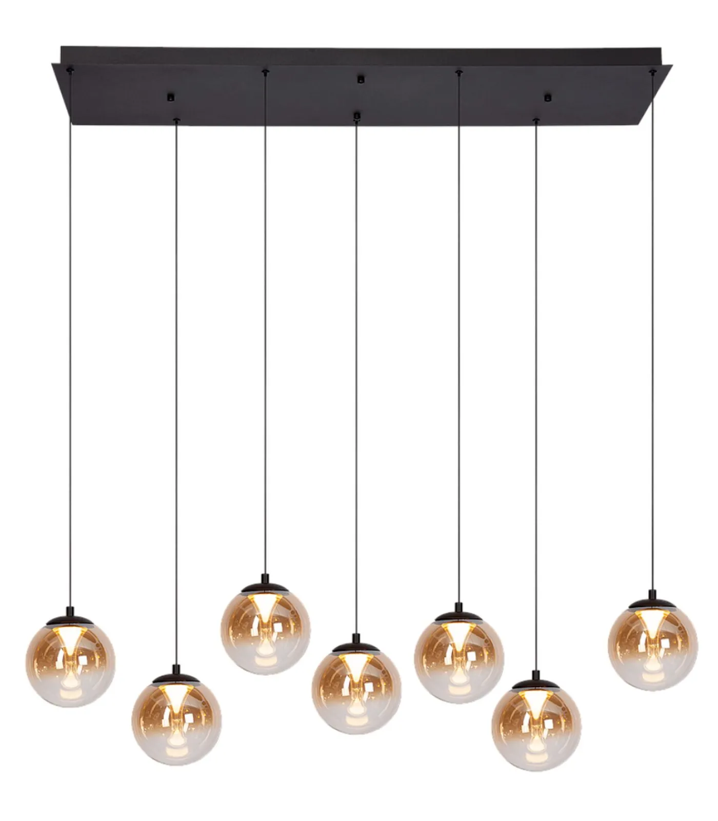 Clearance Monza 7 - Hanglamp - Zwart Hanglampen