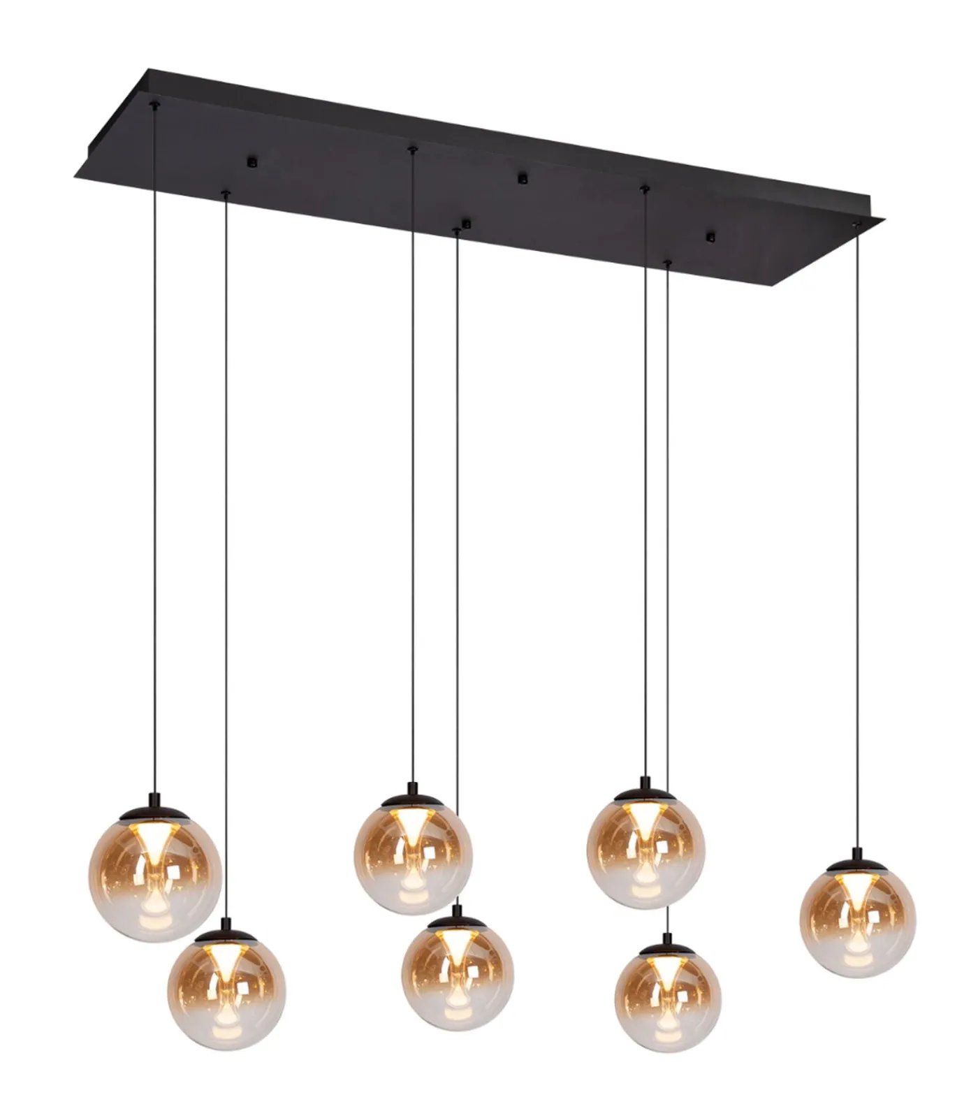 Clearance Monza 7 - Hanglamp - Zwart Hanglampen