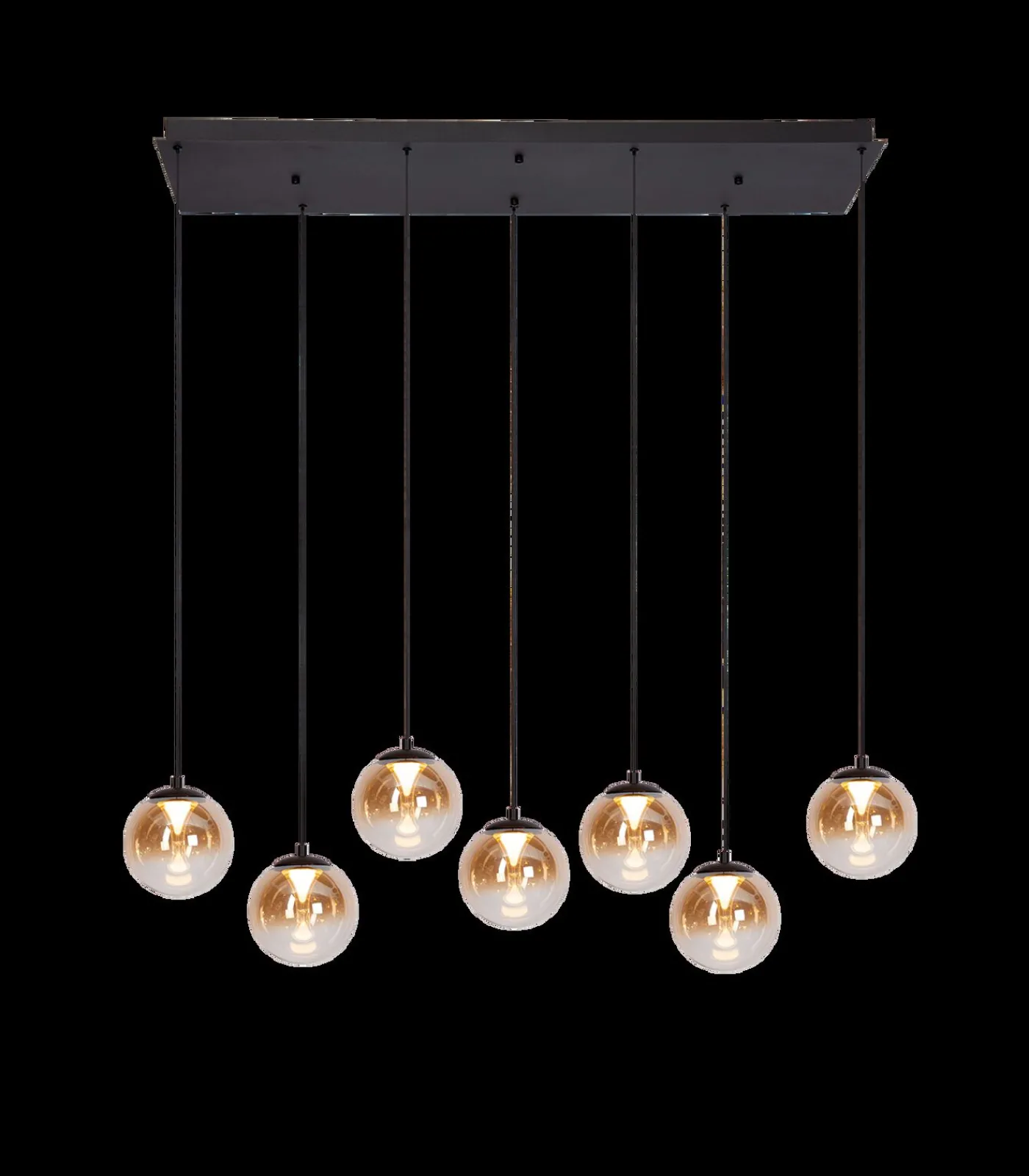 Clearance Monza 7 - Hanglamp - Zwart Hanglampen