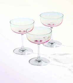 Outlet Mousserende wijn/chamapgneschaal,Set2dlg Like Pearl Glazen & Karaffen