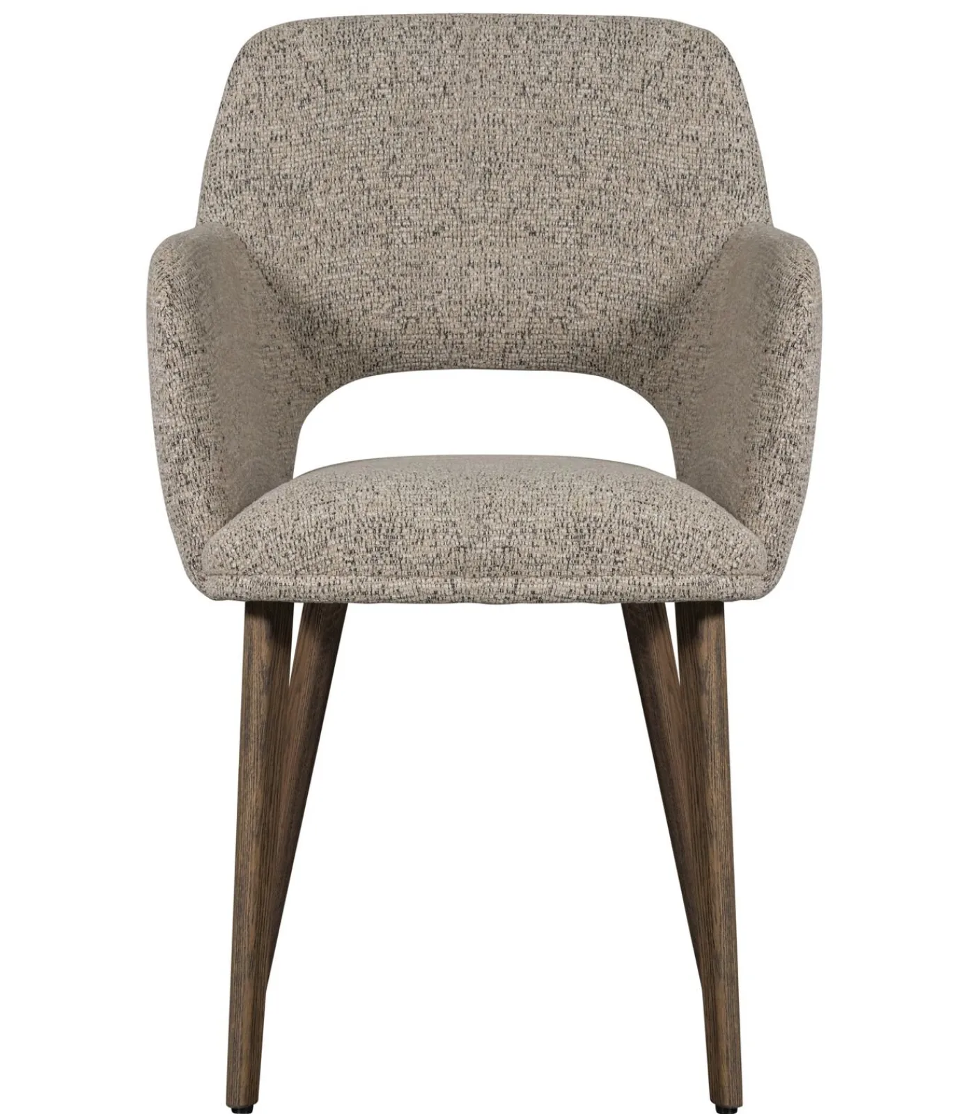 Clearance Murat Eetkamerstoelen Houten Bruine Poot - Naturel - Set van 6 Stoelen