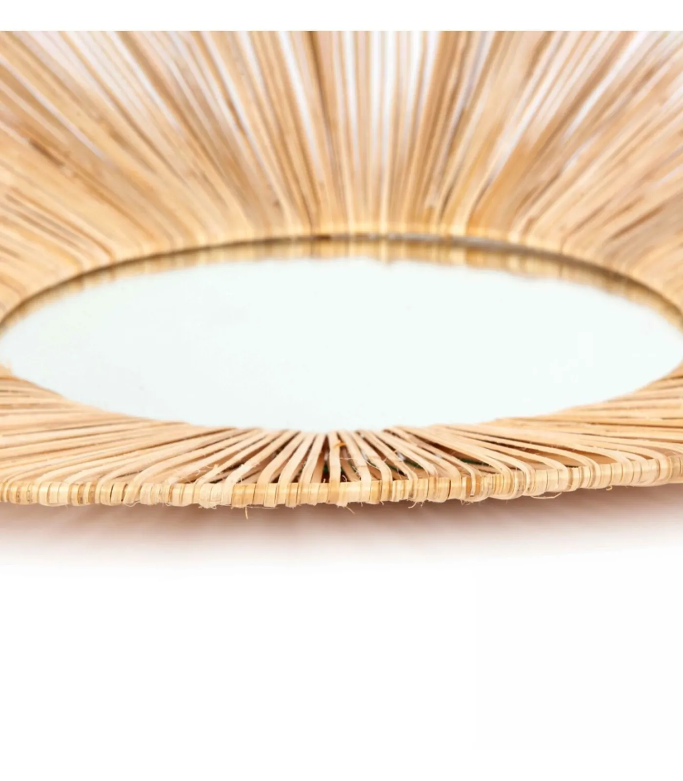 Hot Natuurlijke rotan spiegel van 60 cm Spiegels