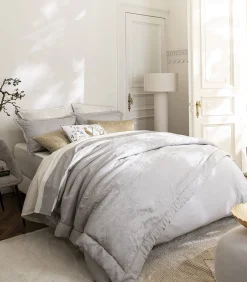 Discount Nobel - Effen laken in biologisch katoen satijn 270x300 cm Lakens