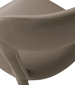 Outlet Noble Eetkamerstoelen - Leerlook - Zand - Set van 2 Stoelen