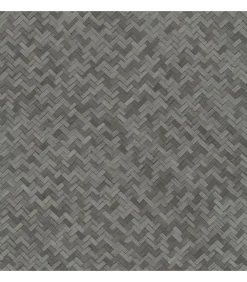 Sale Behang Botanica Rattan Wickerwork zwart en grijs Decoratie