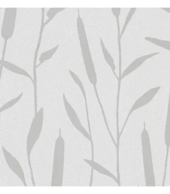 Best Behang Topchic Reed Plumes metallic grijs Decoratie