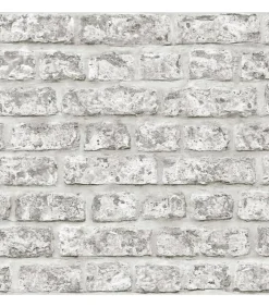 Clearance Behang Topchic Brick Wall donkergrijs Decoratie