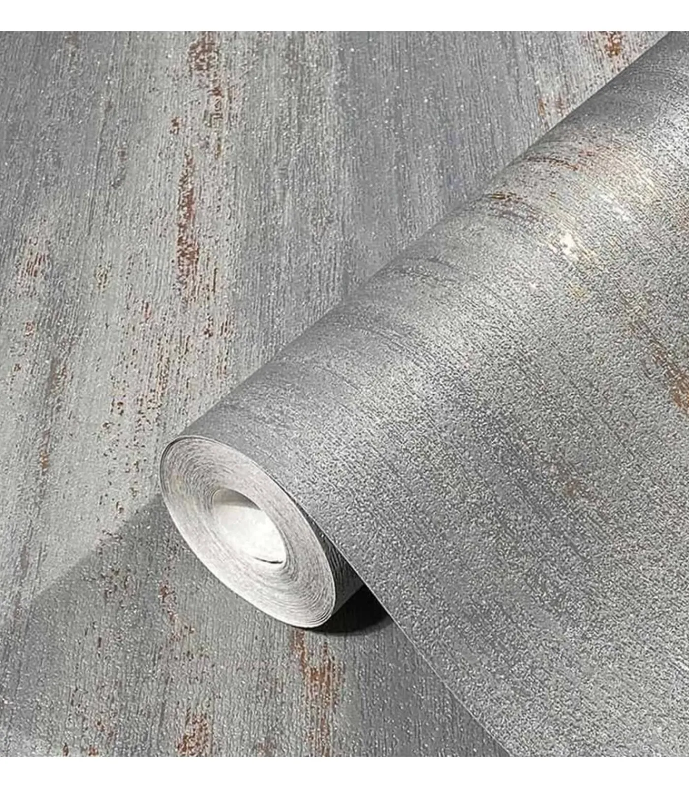 Hot Behang Topchic Stripes Effect metallic grijs Decoratie