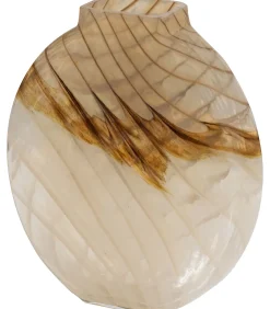 Discount Norbert Vaas - Handgevormd - Glas - Bruin - 26x25x8 Vazen