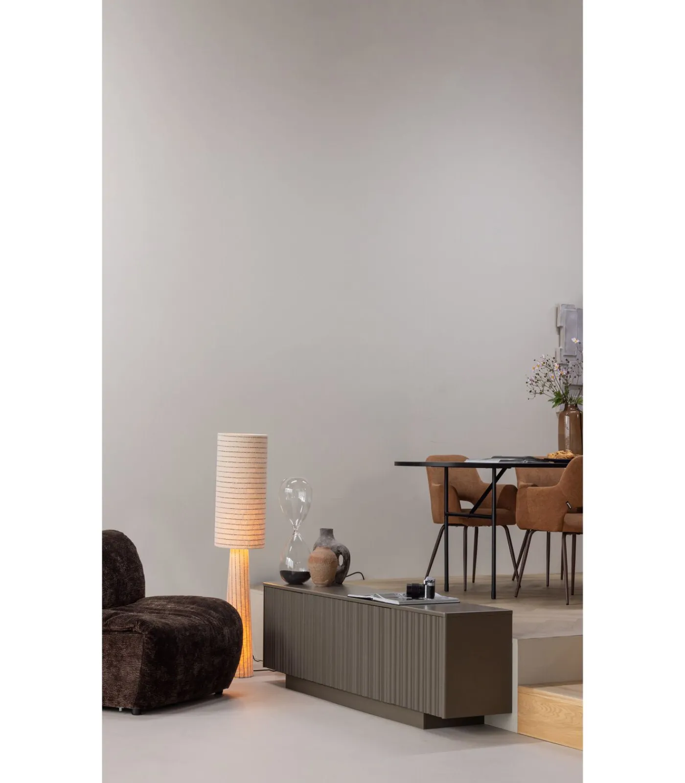 Clearance Nova Tv Meubel 200 cm - Grenen - Truffel Bruin - 54x200x40 Meubels