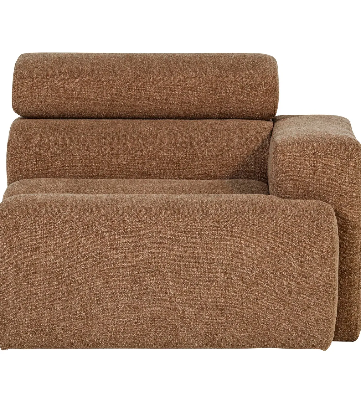 Discount Novi 1-Zits Element Bank Arm Rechts - Polyester - Karamelbruin Zetels