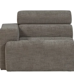 Best Novi 1-Zits Element Bank Arm Links - Polyester - Grijs Melange Zetels