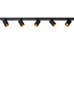 Best Nuo 5 - Plafondspot - Zwart & Goud Hanglampen