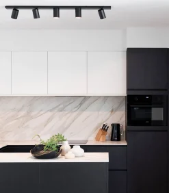 Best Nuo 5 - Plafondspot - Zwart & Goud Hanglampen