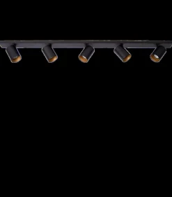 Best Nuo 5 - Plafondspot - Zwart & Goud Hanglampen