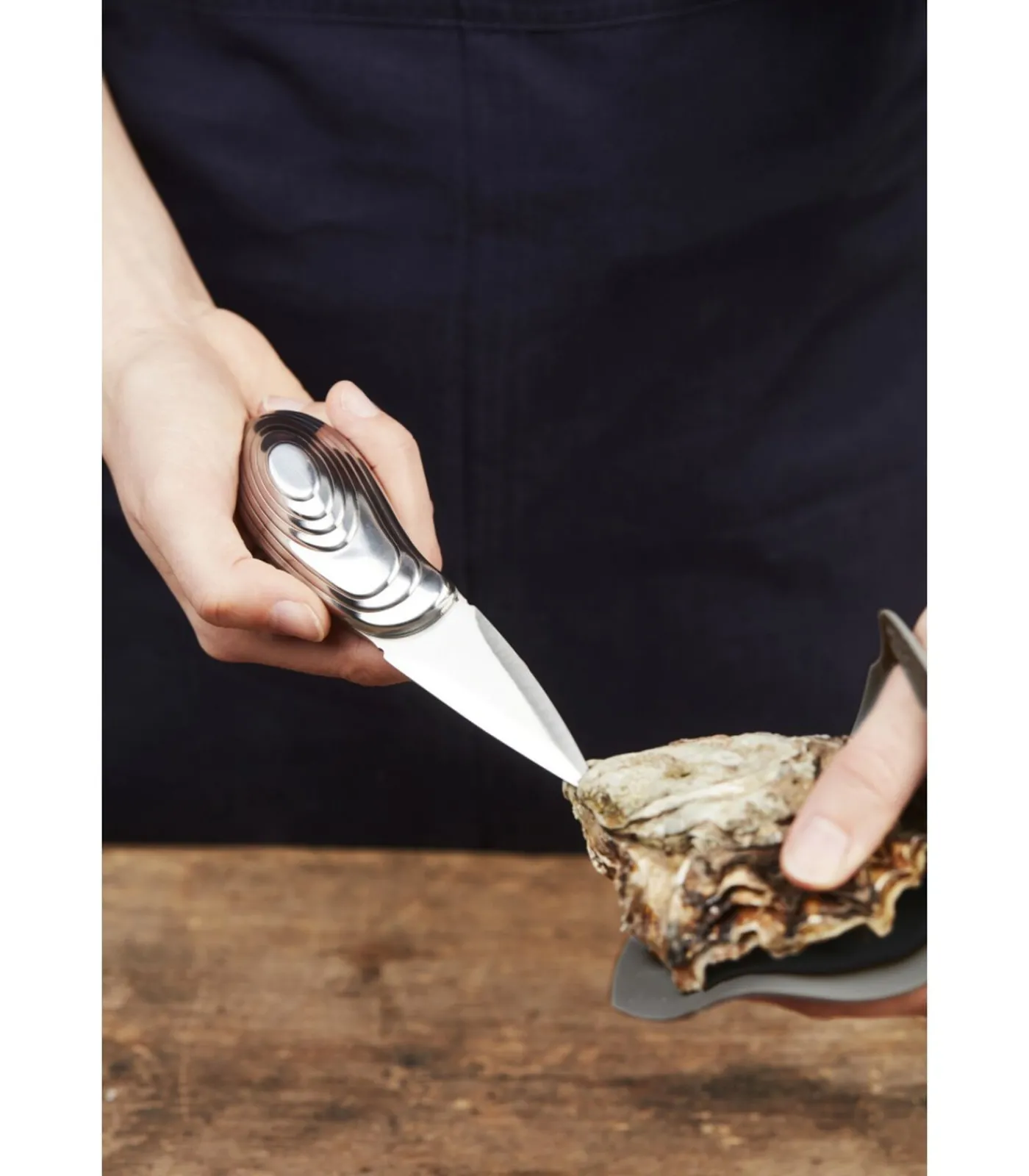 Sale Oestermes RVS By Nik Baeyens Bestek