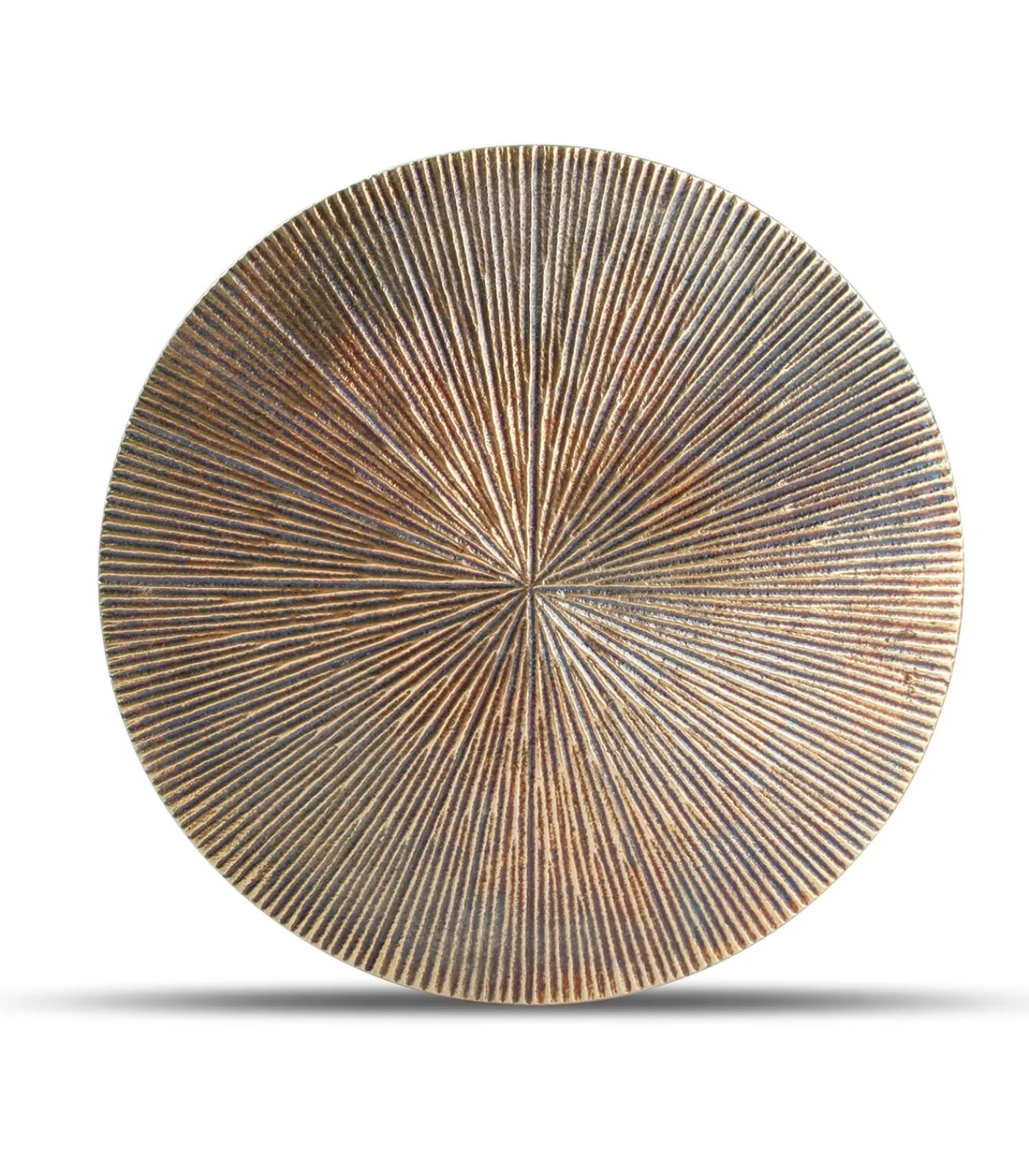 Sale Onderzetter 26cm geribbeld goud Charm - (x2) Keukenaccessoires