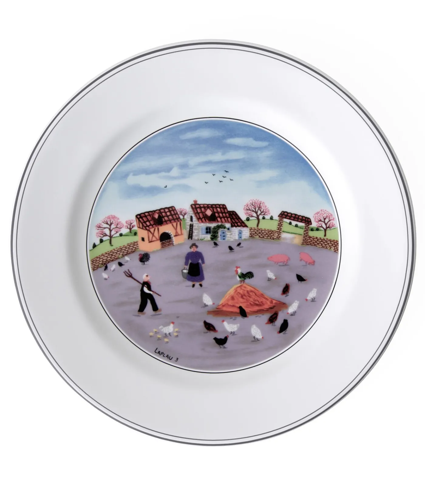 Discount Ontbijtbord Pluimveehouderij Design Naif Tafelgerei