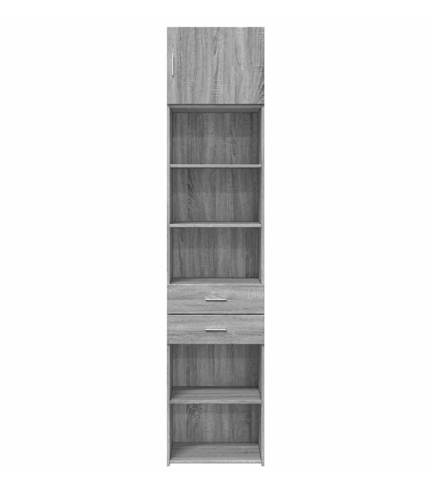 Online Opbergkast smal 50x42,5x225 cm bewerkt hout grijs sonoma eiken Meubels