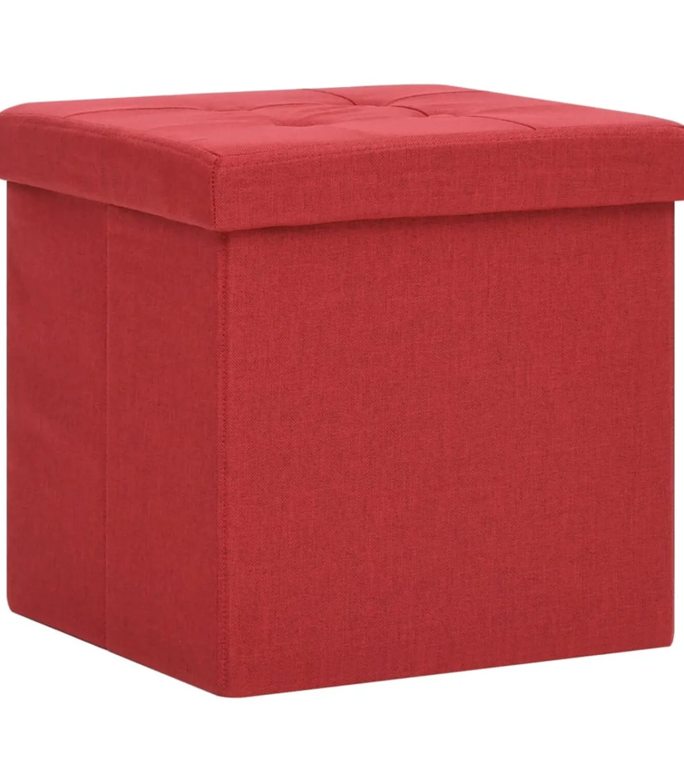 Hot Opbergkruk inklapbaar kunstlinnen wijnrood Stoelen