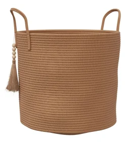 New Opbergmand Ø 40x35 cm katoen bruin Manden En Bakken