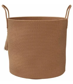 New Opbergmand Ø 40x35 cm katoen bruin Manden En Bakken